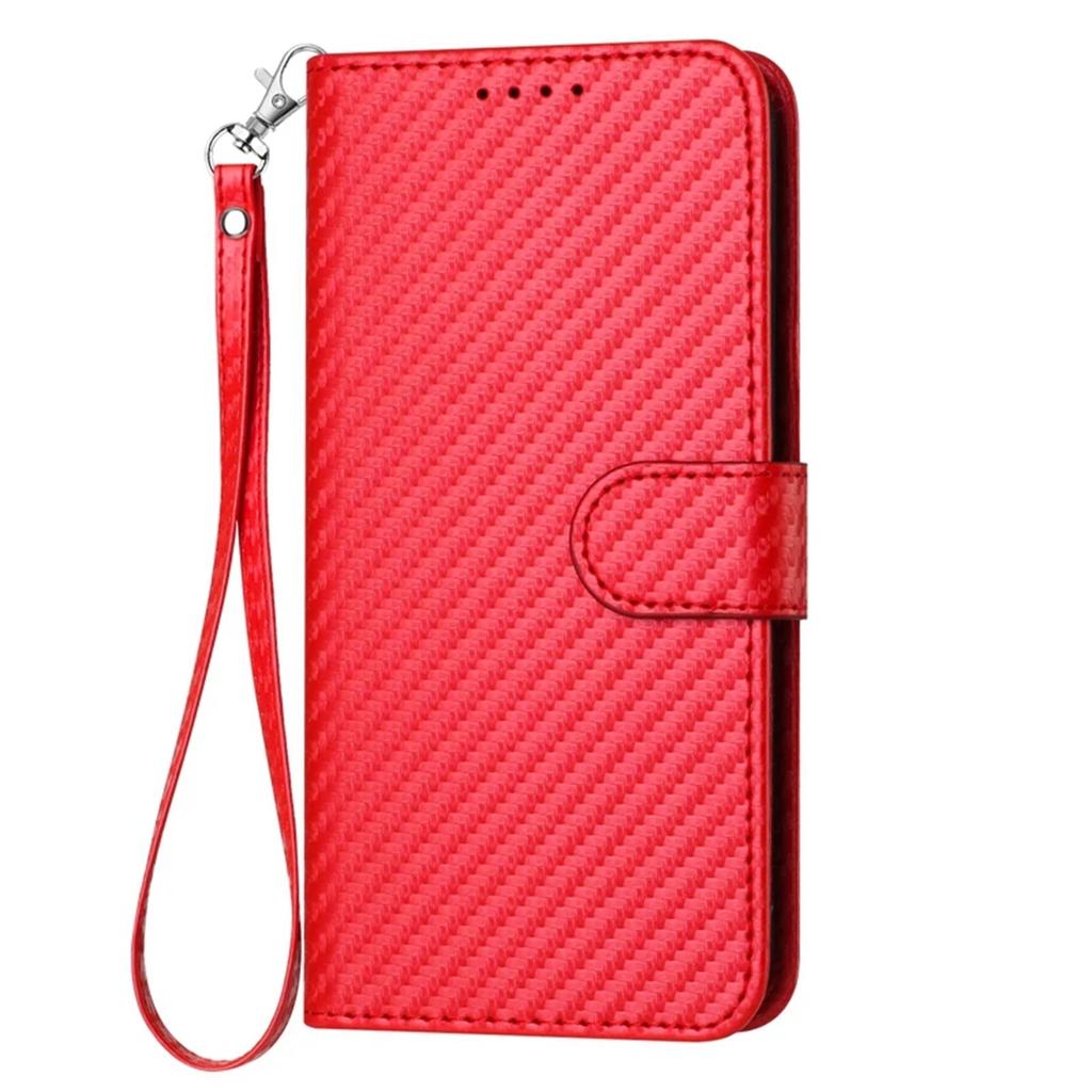 Business Carbon Fiber Flip Case For Xiaomi 14 13 12 Lite 13T 12T 11T 10T Redmi Note 13 12 11 10 9 13C 12C 10C 9C Poco X6 X5 M3 Pro Magnetic Cover