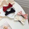 Korean 3D Red Bow Hair Pins Cute Princess Hair Clips Ribbon Barrettes Headwear for Girls Women Fashion Hair Accessories 2023 New