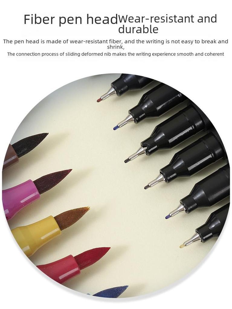 Набор двухсторонних акварельных ручек - 120, 72, 60 цветов с мягкими наконечниками для детского творчества и рисования