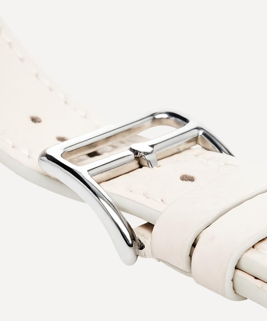 Adeo Кожаный ремешок для Apple Watch Galaxy Watch Appsong Белый