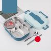 Food Storage Container Dinnerware Stainless Steel Lunch Box Portable Bento Box Food Storage Student