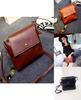 Женская стильная сумка-тоут из искусственной кожи через плечо для повседневного использования винного цвета