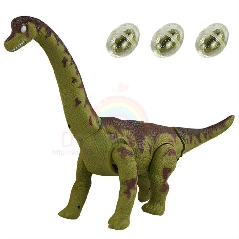 Plastic Will Lay Eggs Dinosaurs Toys Projection Crawling Long-necked Toys Desktop Ornament