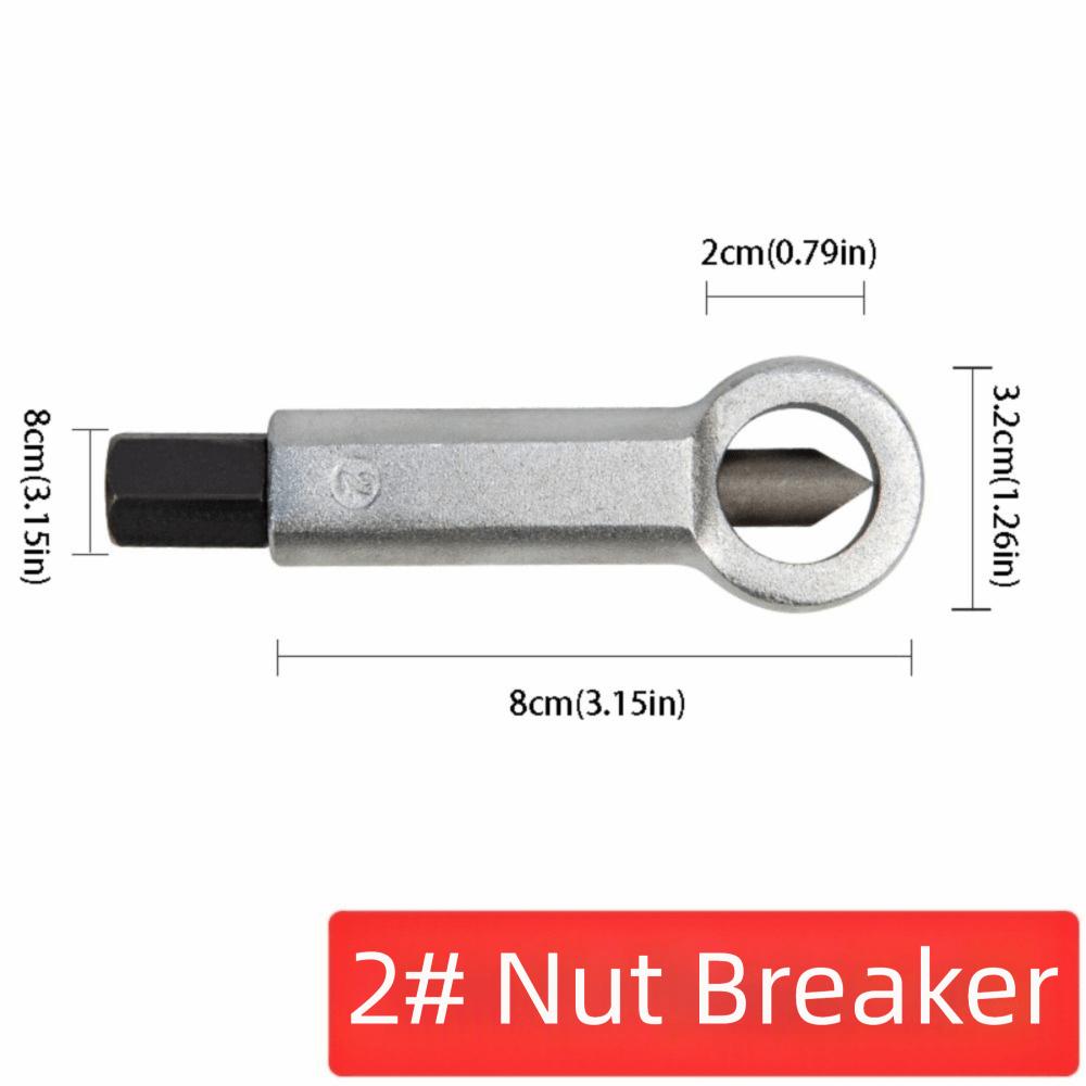 AntiSlip Grip Nut Remover Rust-Removed Bolt Removal Tool Nut Breaker Rusty Screw Extraction