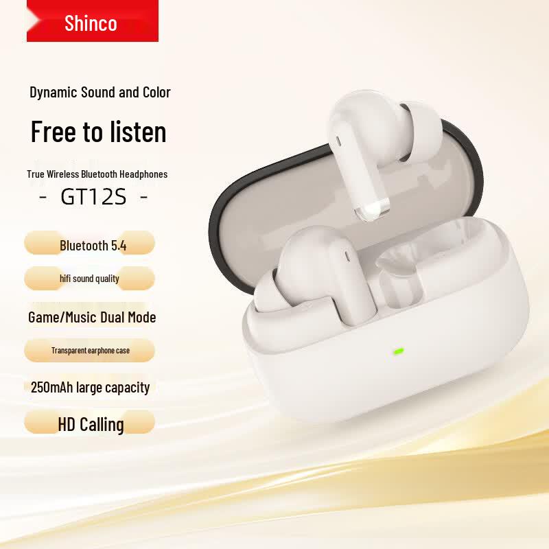 Shinco GT12S TMS Series True Wireless Bluetooth Earbuds
