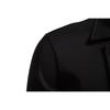 Men's Casual Solid-color Long-sleeved Shirt, Men's Slanted Button Slim Lapel Shirt