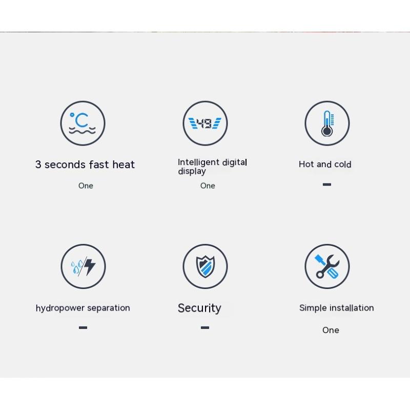 Кухонный электрический кран для горячей воды из нержавеющей стали, мгновенный трехсекундный кран для горячей воды, горячая и холодная вода