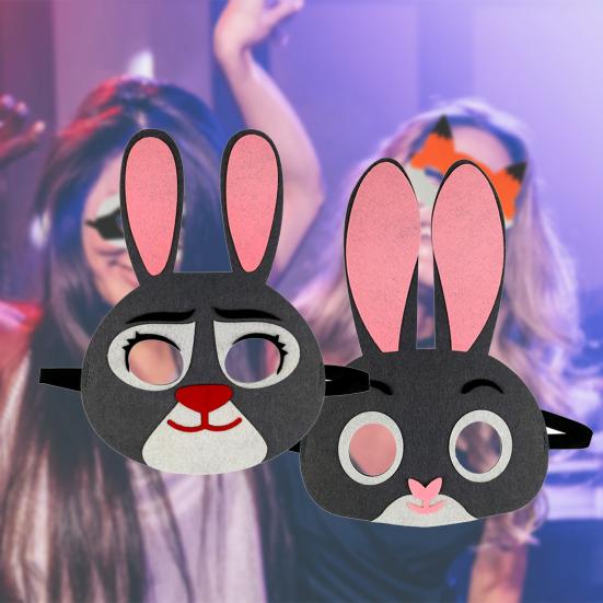 Маска на Хэллоуин, изысканная форма, яркие цвета, нетканый материал, тематика мультфильма «Зверополис», принадлежности для косплея и вечеринки.