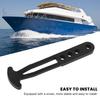 Boat Ladder Strap Black Rubber Boat Telescopic Ladder Strap for Fixing 4 Adjustable with