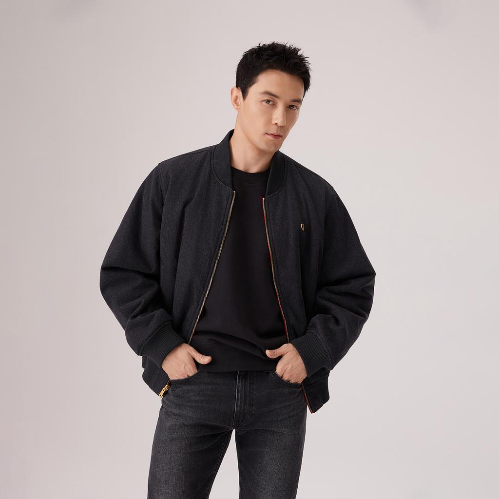 Levis Год Лошади Ограниченная Серия Свободная Модная Классическая Повседневная Удобная Куртка с Воротником-стойкой Унисекс куртки 006NO-0000