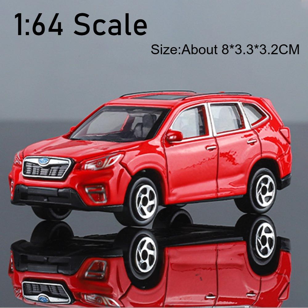Масштаб 1:64 Subaru Forester Модель автомобиля из сплава Игрушка Металлический корпус Раздвижная Миниатюрная Модели спортивных автомобилей Мальчики Изысканные Подарки на день рождения