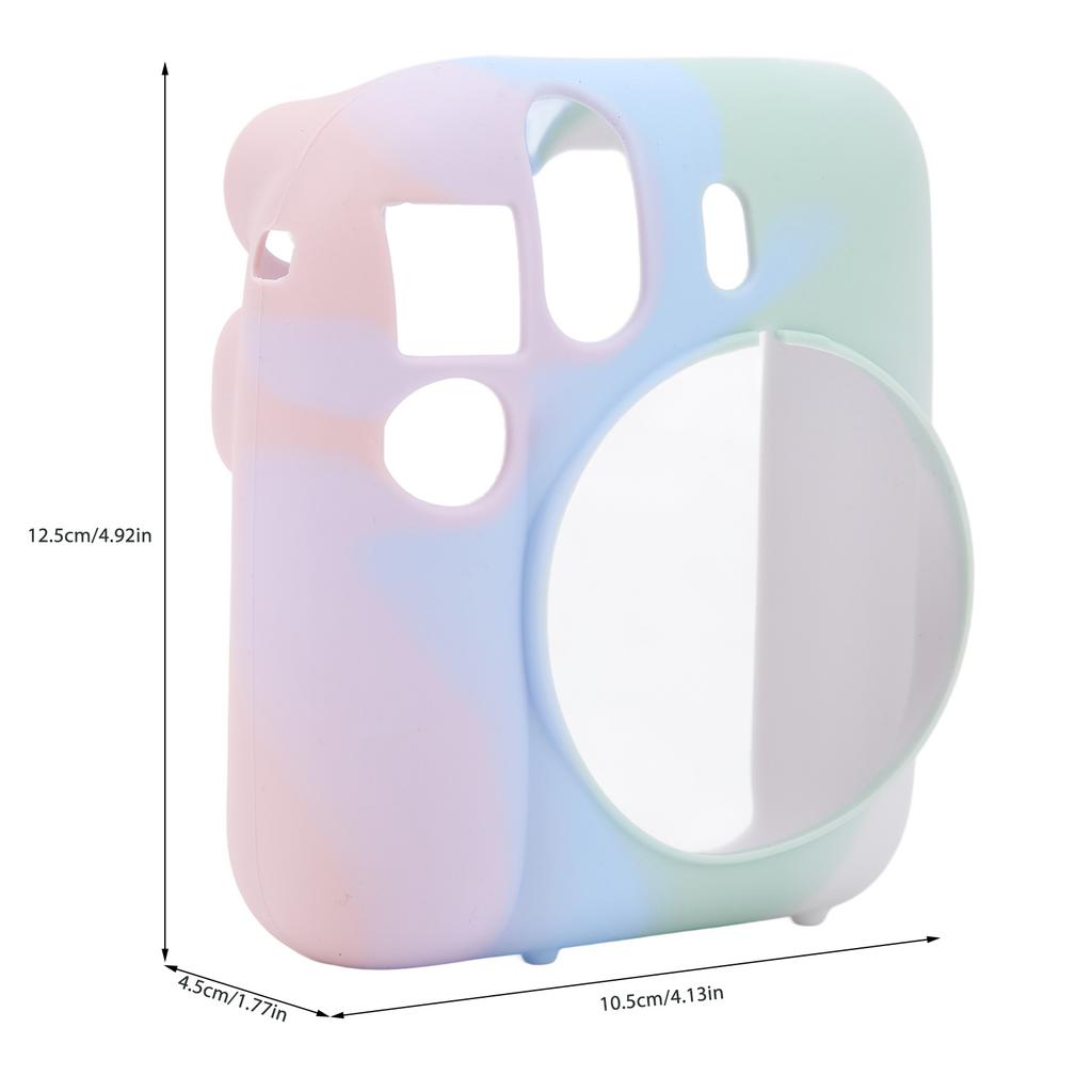 Camera Silicone Protective Case High Elasticity Strong Resilience Soft Housing Shell Fit for Instax Mini 12 Camera