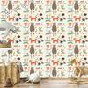 Happy Forest Animals Wallpaper for Living Room and Bedroom 50x1000