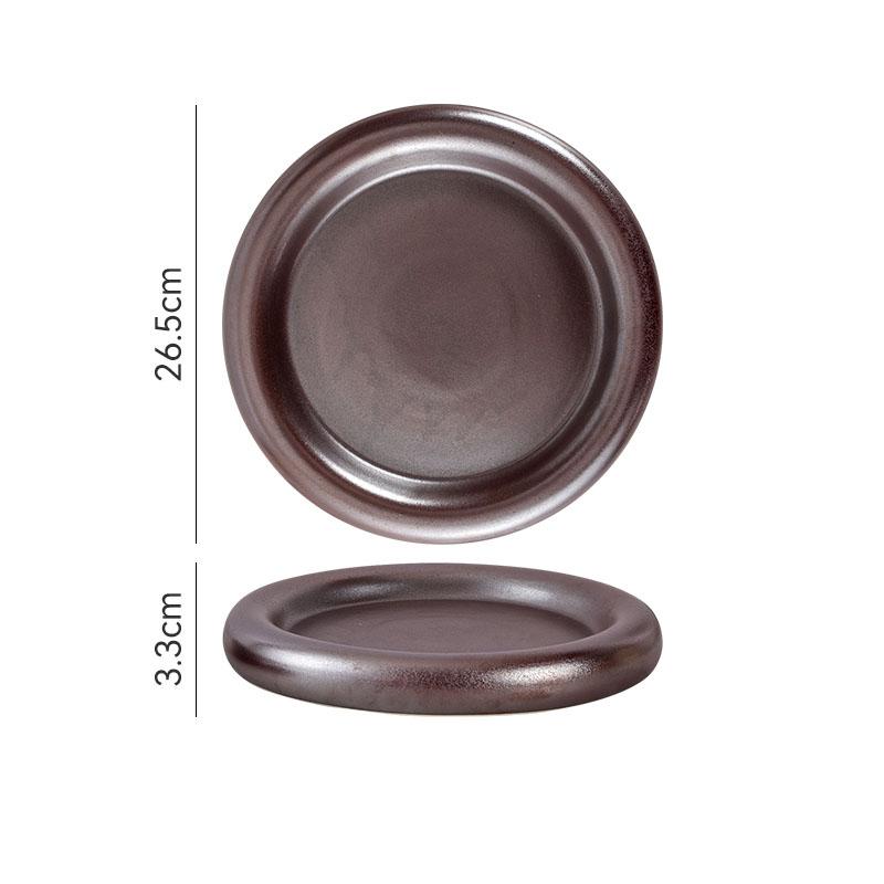Solid Color Donuts Cake Plate Creative Ceramic Steak Plate Dessert Plate Salad Plates Sushi Plates Restaurant Display Tableware