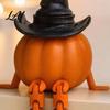 Halloween Ornaments Desktop Decoration Movable Wizard Pumpkin Devil Ghost Figurine 3D Printed Joint Figures PLA for Bookshelf Table And Window