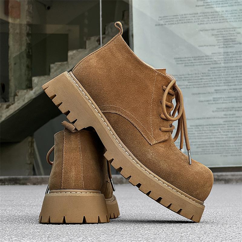 Ботинки Martin для альпинизма, мужские, весенние, новые британские ботинки с большой головкой, средние, из ревеня 1638-J