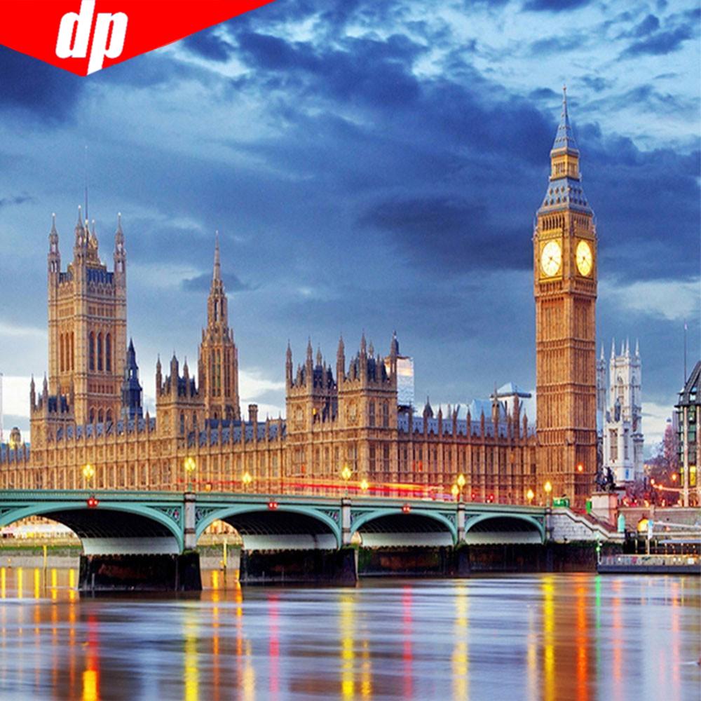 Diamond Embroidery Sale Bridge Full Round Mosaic Diamond Painting