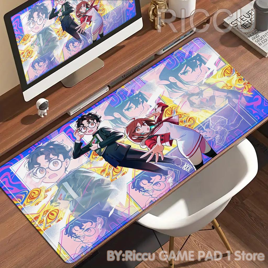 Mouse Pad Laptop Ayase Momo Takakura Ken Seiko Kawaii Mousepad XXL Dandadan Anime Girl Keyboard Rug PC Gamer Cabinet HD Desk Mat