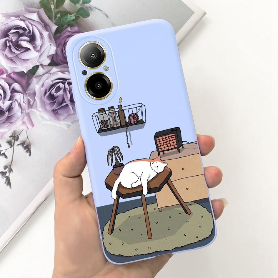 For Realme C67 4G Case RMX3890 Shockproof Cover Fashion Marble Slim Soft Silicone Phone Case For RealmeC67 4G C 67 Protect Shell