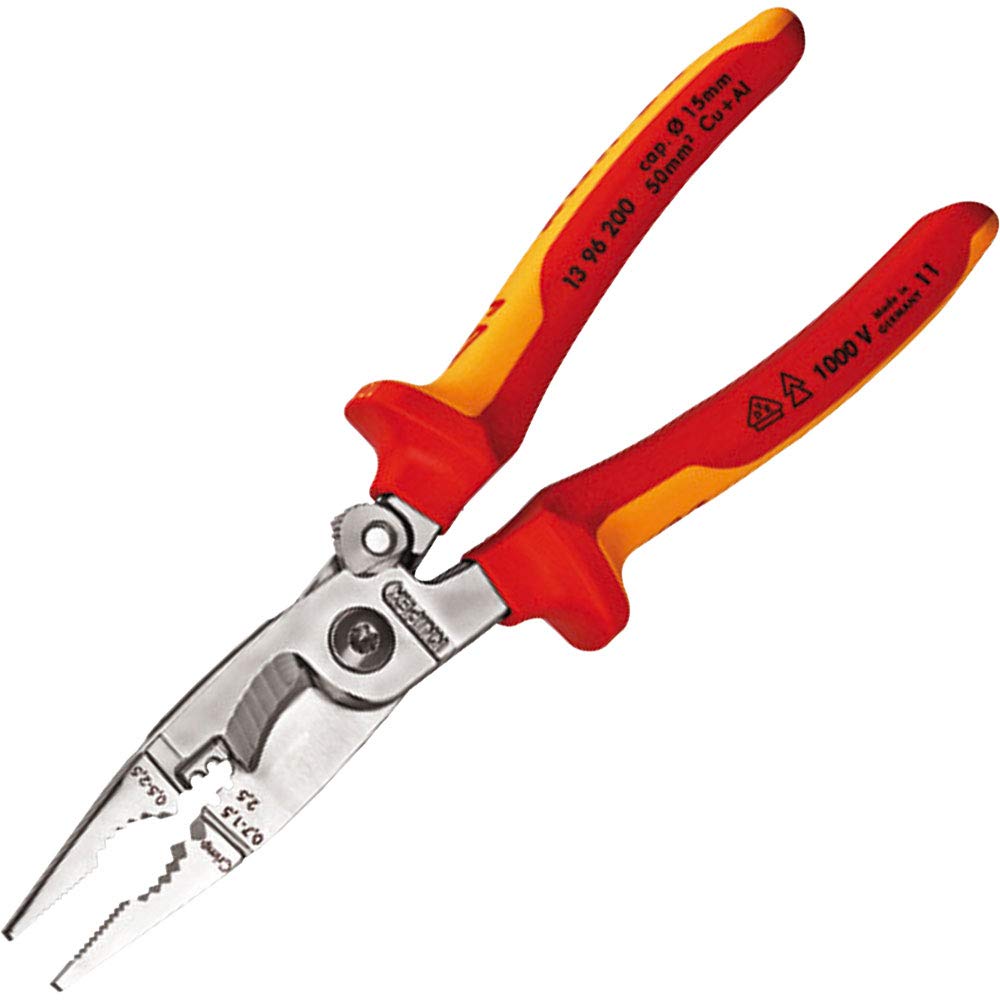 KNIPEX Insulated Electro Pliers 1396200 1396-200 (with Spring)