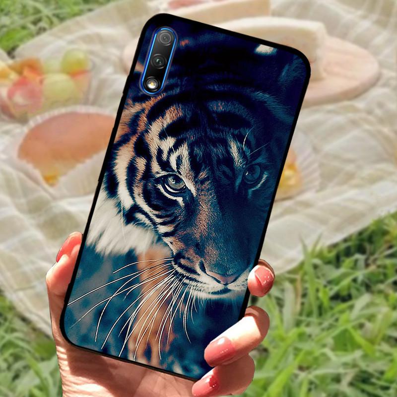 Чехол-бампер для Honor 9X Cover Honor9X Китай Силиконовый Мягкий Мраморный Черный Funda Coque для Huawei Honor 9X Pro Полностью Защитный