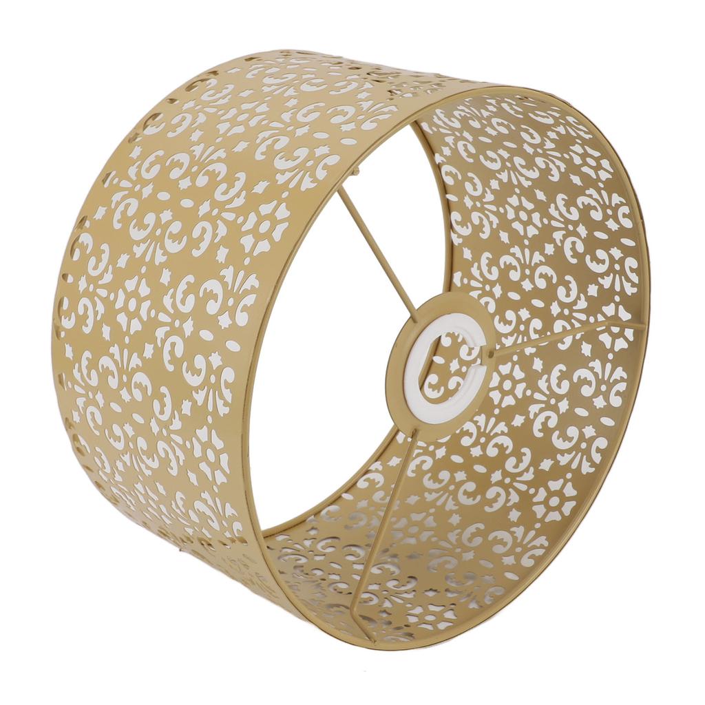 Настольный абажур Полый Железный Изысканный Декоративный Абажур для E27 E14 Торшеры Люстры Желтый