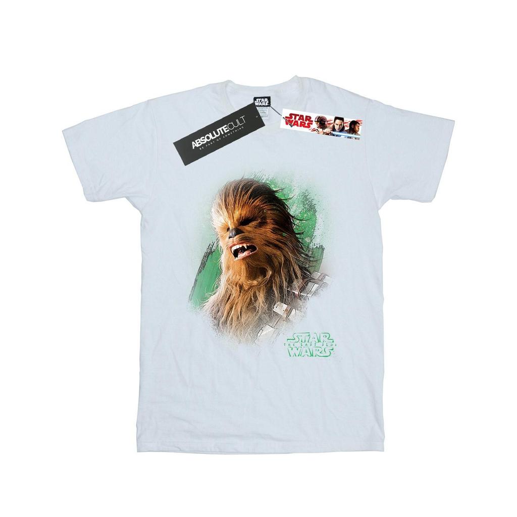 STAR WARS Матовая футболка для мальчиков «Последний джедай Чубакка»