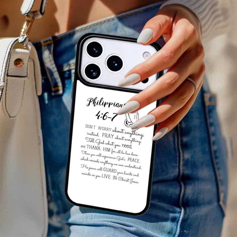 Библия Филиппийцам Иисус Христос Чехол для телефона Для iPhone 17 Air 14 15 13 12 Max Чехол Для Apple 14 15 16 16e 11 Pro Max Plus Coque