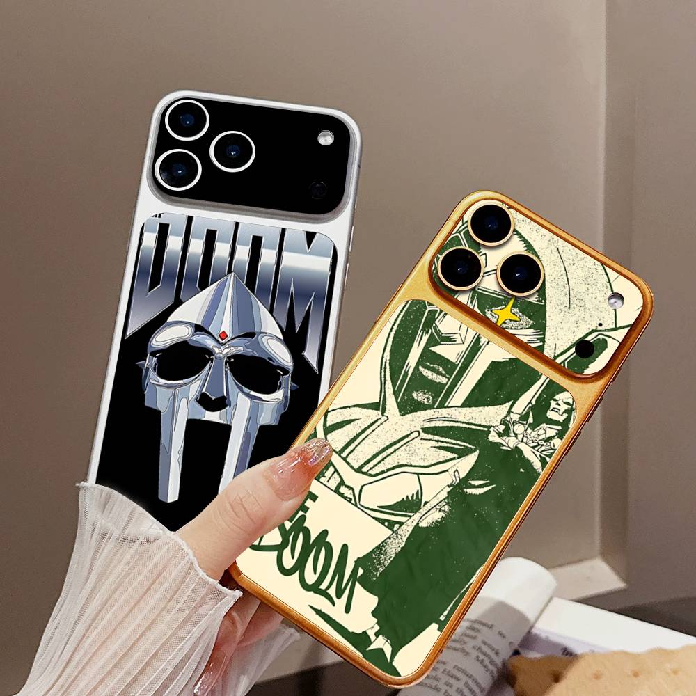 Underground Hip Hop M-MF-DOOM Wrap Sticker For IPhone17 Pro/17pro Max Phone Decal Skin Rear Protector Case Film Full Cover