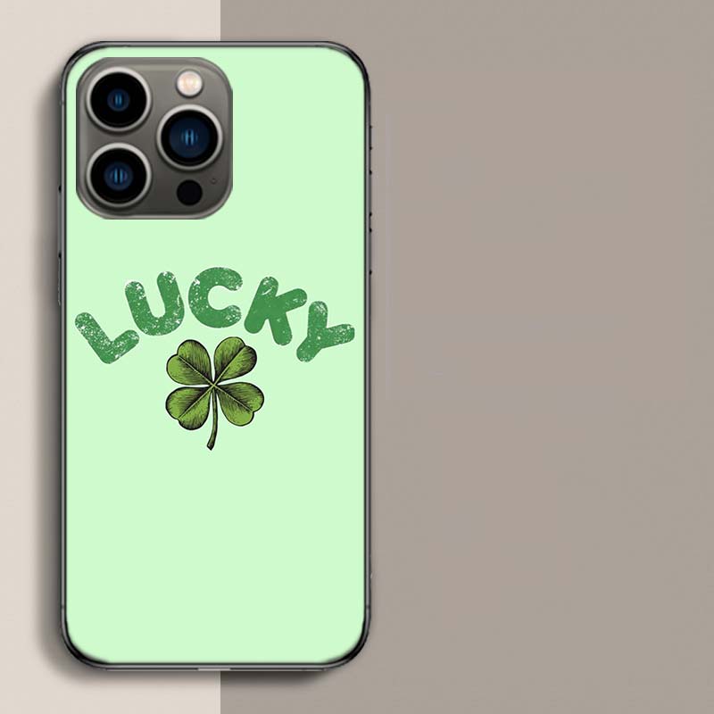 lucky Affirmations Phone Case For Iphone 17 Air 15 Pro 14 Plus 16 Pro Max 17E 16E 12 13 Mini 11 Cover Cute Fundas