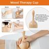 100% Nature Wooden Therapy Massage Pain Relief Anti Cellulite Body Slimmling Lift Gua Sha Relaxation Tools Oil Care Massager
