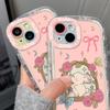 Чехлы для мобильных телефонов iPhone 11 13 XR 15 Pro Max 12 14 Pro Max чехол для iPhone 16 7 Plus 8 Plus XS Max Мультяшный узор Защита от падений Ударопрочный