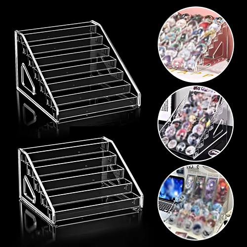 3/5/7 ярусов инструментов для дизайна ногтей Прозрачная косметическая витрина Многофункциональная многоуровневая подставка для лака для ногтей