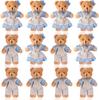 12-4s Мини Медвежонок Игрушечный Крошечные Мишки Кукла Оптом Мягкие Плюшевые Мягкие Игрушки Маленькие Медведи для Брелка DIY Поделки Детский Праздник День Рождения