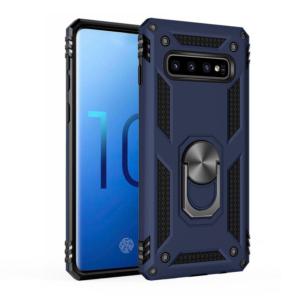 Защитный чехол военного класса с подставкой для Samsung Galaxy S7 S8 S8Plus S9 S9Plus S10 S10Plus S10E S10 5G