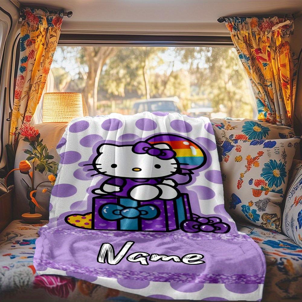 Hello Kitty Unicorn Rainbow Rv Blanket Soft Cozy Lightweight Allseason Multipurpose Throw For Travel Camping Picnics Sofas Rvs Beds Living Rooms Gifts