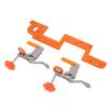 Embedded Handle Slotting Template Wardrobe Cabinet Door   Positioning Tool with Stainless Steel Fixed Clamp Bearing Cutter