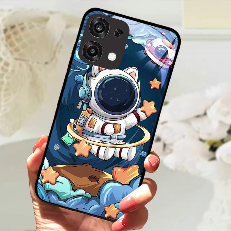 Для Oppo A6 A 6 Pro F31 5G CPH2781 Чехол Модная Расписная Крышка из Закаленного Стекла Для Телефона OPPO A6Pro Fundas Защитный Чехол Coque