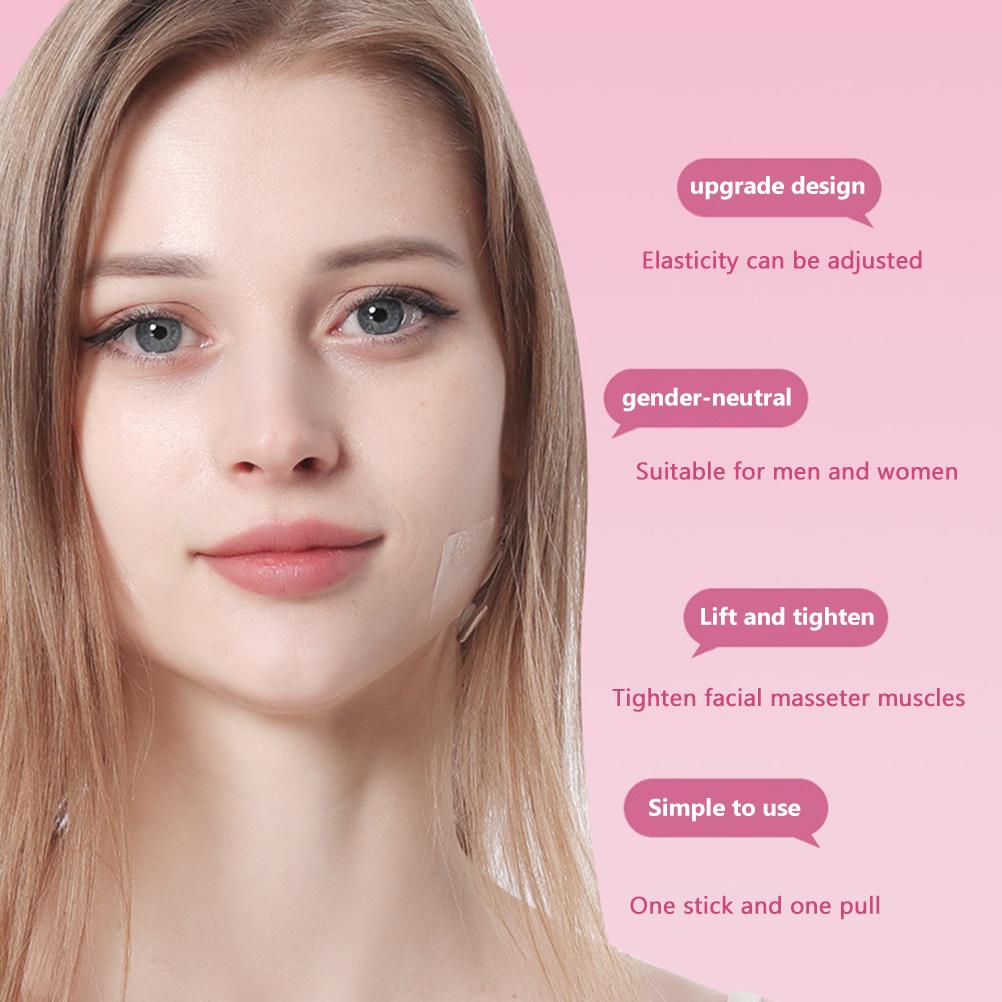 20 шт. лента для подтяжки лица наклейка для подтяжки лица прозрачная невидимая наклейка для лица V-образная подтяжка лица St