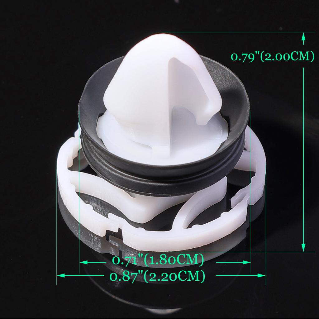 20 шт. зажимы для отделки внутренней карты двери автомобиля, монтажные фиксаторы для Peugeot Citroen Renault OE #9345ZN, замена автомобиля