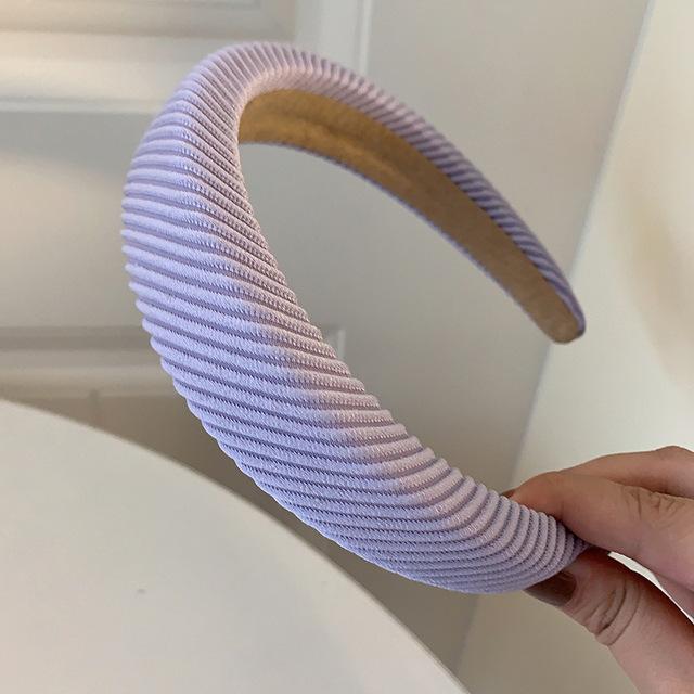 Новая Мода Обруч для Волос Резинки для Волос для Женщин Девушек Однотонные Твиловые Повязки на Голову Дизайнерская Широкая Повязка на Голову Аксессуары для Волос Головной Убор