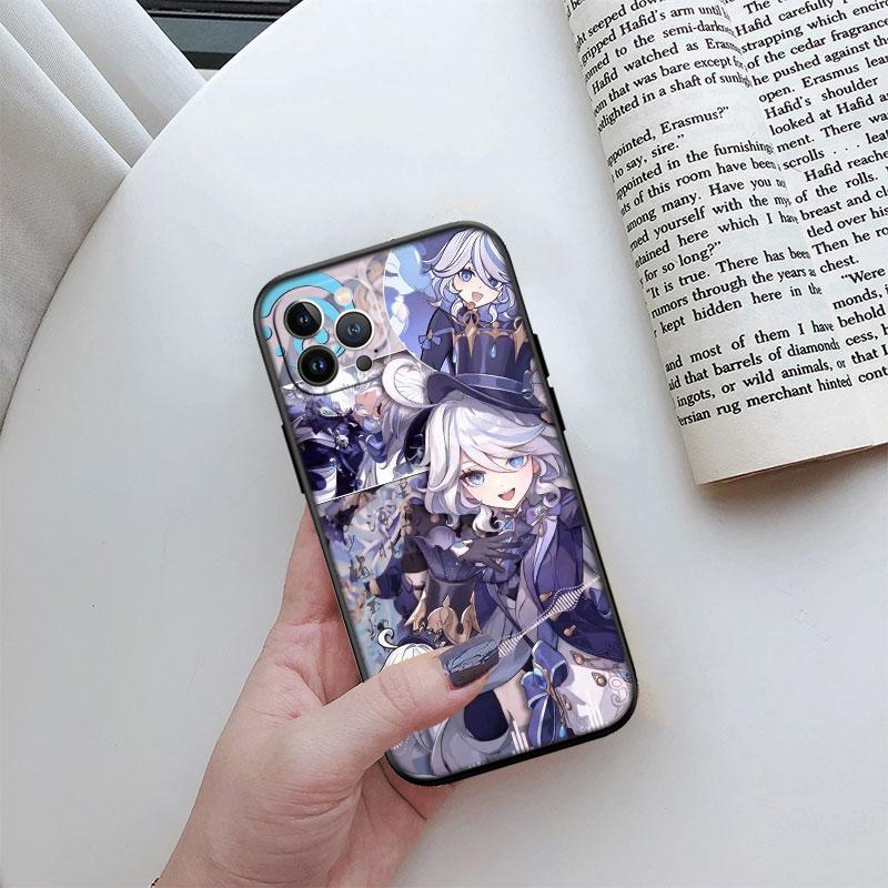 Чехол для телефона Genshin Impact Furina Новый Высококачественный для Xiaomi Poco C40 C50 C51 C55 C65 C71 C75 F2 F3 F5 F6 F7 Pro Ultra