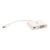 Adaptateur Vidéo - C2G - USB-C Vers VGA - Power Delivery - 1920x1080 - Blanc