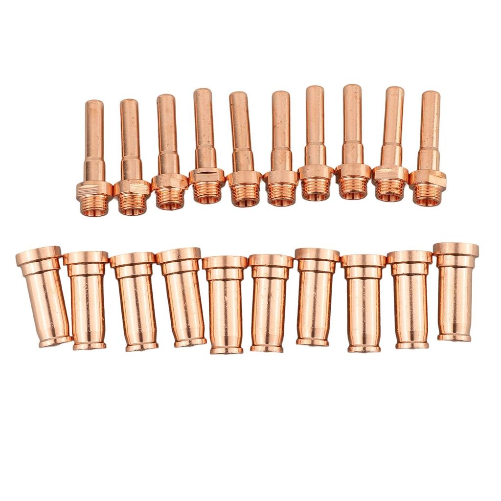 20pcs CP-90 Plasma Torch C1368 Electrode C1848 Tip 1.2mm 50-70A for Cebora CP91