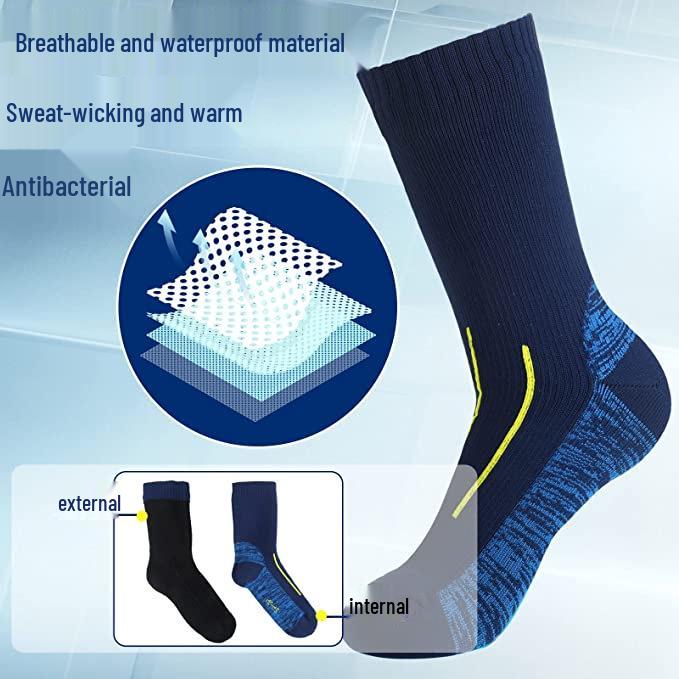 Водонепроницаемые дышащие уличные носки для кемпинга, катания на лыжах, пеших походов и дайвинга