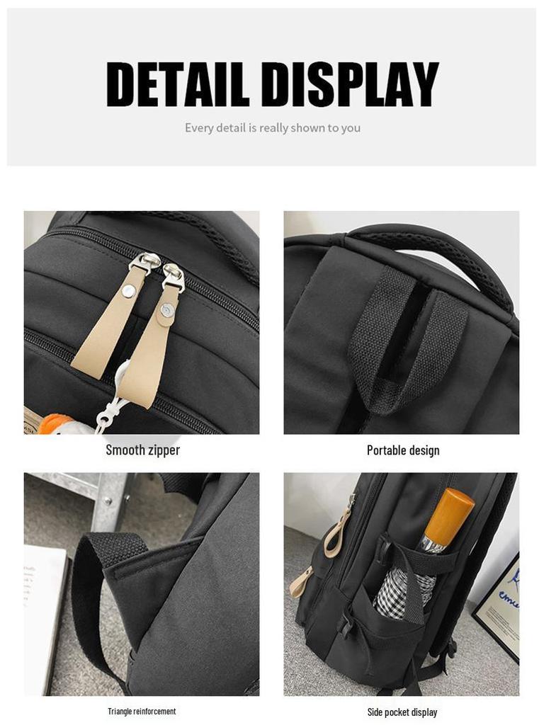 Versatile, Large-capacity Backpack for Boys, Girls, and Students At All School Levels; Lightweight and Ideal for Carrying Computers and Books.