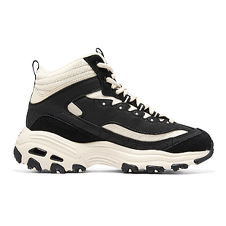Skechers D'Lites 1.0 Текстиль, Синтетическая кожа, Замша (расщепленная коровья кожа) Амортизация Устойчивость к истиранию Дышащие Термоизоляционные 167570-BKNT