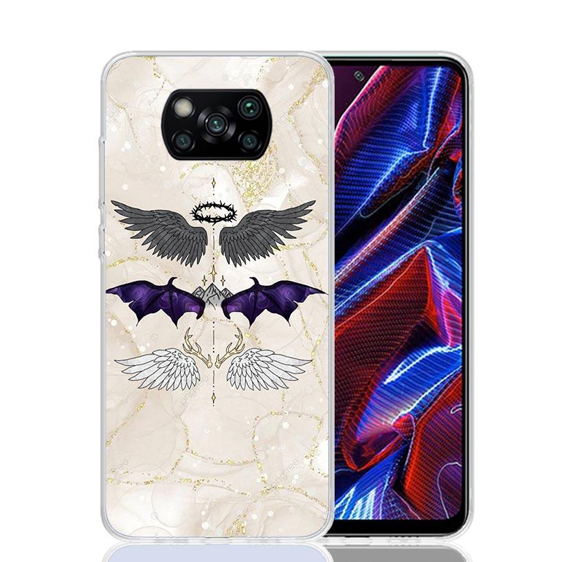 Чехол для телефона F-Fourth W-Wing Dragon для Xiaomi Poco X7 X6 X5 Pro F7 Ultra Redmi 15C 15 13 13C 12 12C 10 10A 10C 9 9A 9C 9T Чехол P