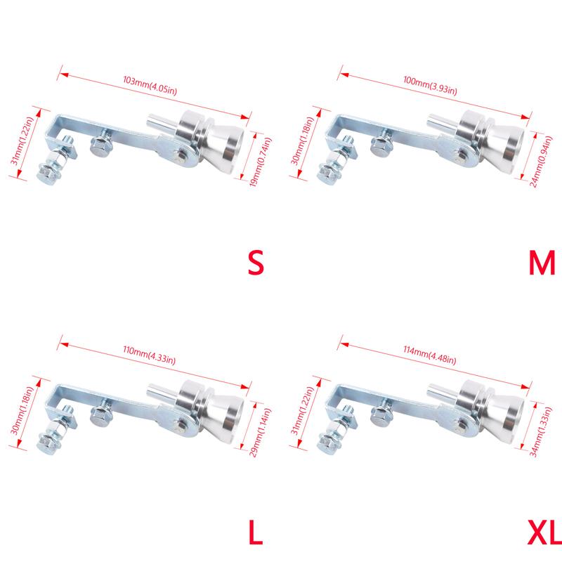 Мотоцикл выхлопной автомобиль поддельный турбо свисток труба звук глушитель продувочный клапан универсальный симулятор