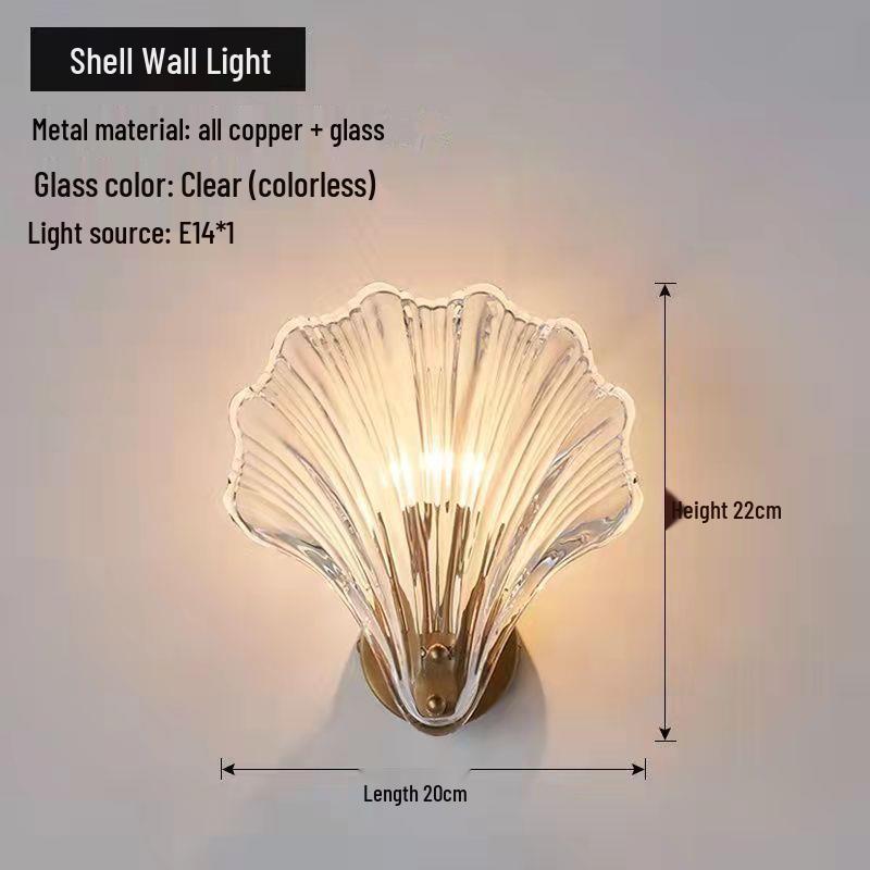 Итальянский стеклянный настенный светильник для главной спальни, прикроватный, для лестничной клетки или прохода в гостиной.